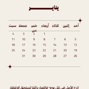 مخطط سنوي لسنة 2027